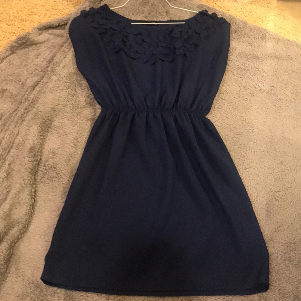 Navy blue dress